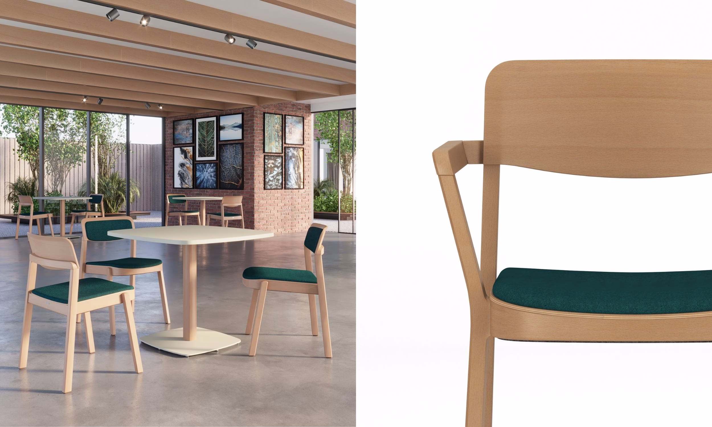 Silla apilable Embla