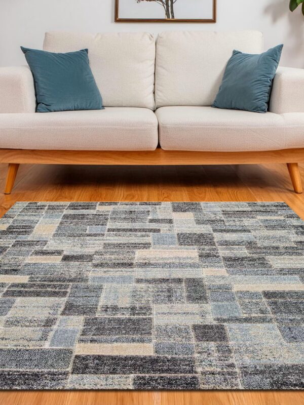 Alfombra Suez Large Beige y Gris